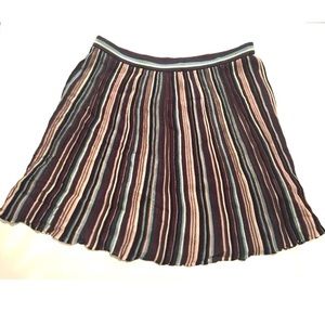 $225 Missoni stripe mini skirt Sz 8 made in Italy